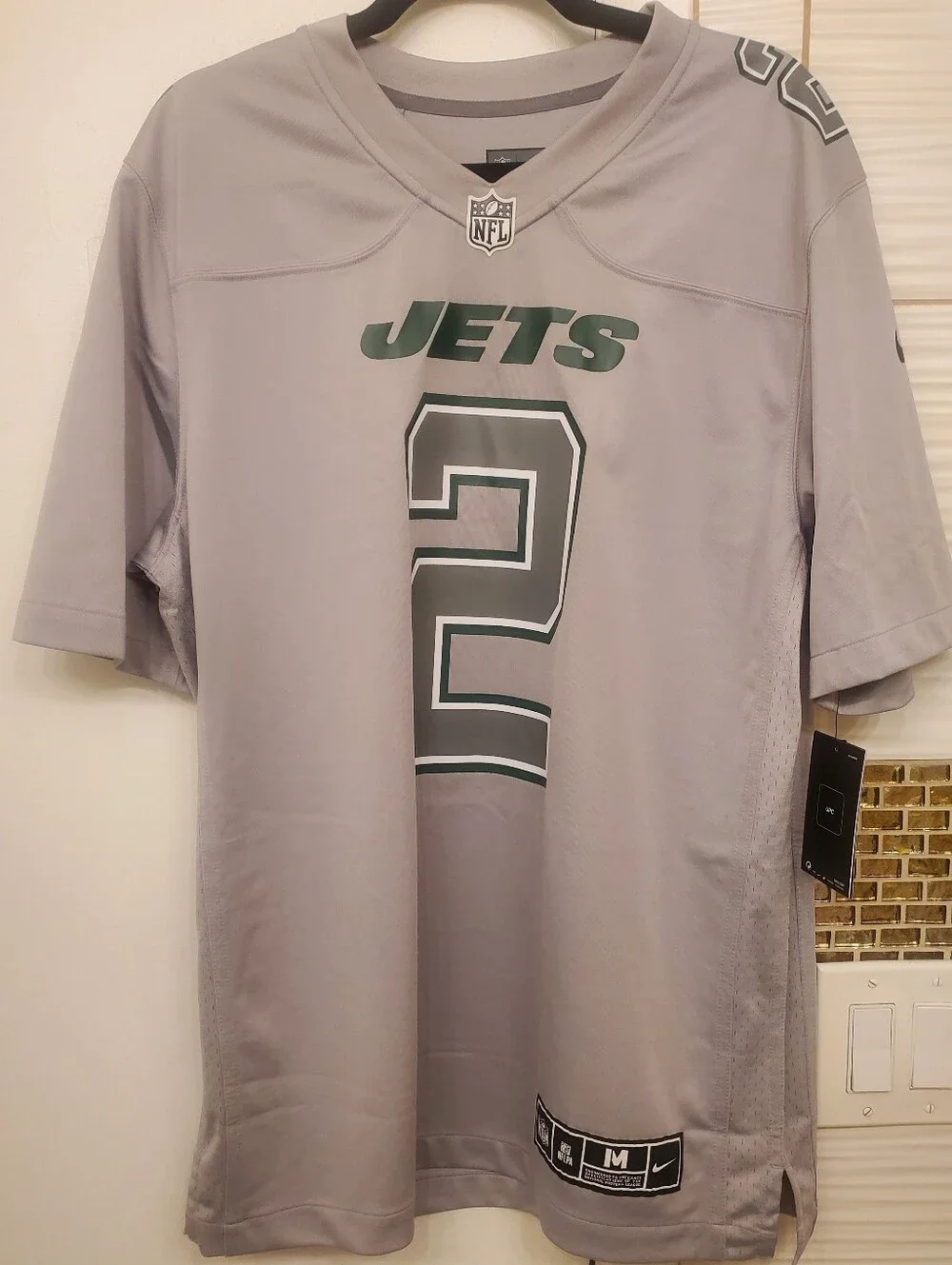 Brand New With Tags | Authentic Nike NFL Jersey. New York Jets #2 WILSON /Size M